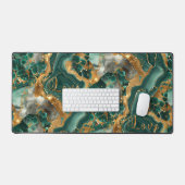 Groene Serpentine Desk Mat (Keyboard & Muis)