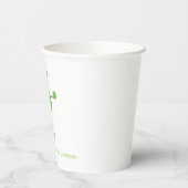 Groene Serve & Sla Succes Papieren Bekers (Links)