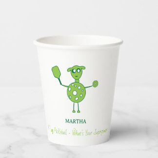Groene Serve & Sla Succes Papieren Bekers