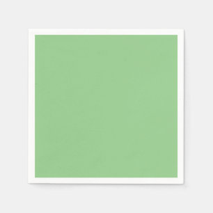 Groene servetten Minimalistische chic feestdecor