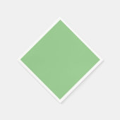 Groene servetten | Minimalistische chic feestdecor (Hoek)