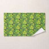 Groene shamrock-badhanddoekset bad handdoek (Handdoek)