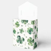 Groene Shamrock Bruiloft Feest Bedankdoosjes (Geopend)