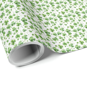Groene Shamrock Cadeaupapier Inpakpapier Iers