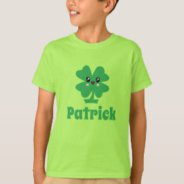 Groene Shamrock - Gepersonaliseerde naam T-shirt