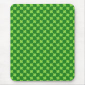 Groene Shamrock Glitters Muismat (Voorkant)