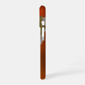 GROENE SHAMROCK HARP oranje iPhone 16 Hoesje (Linkerkant)