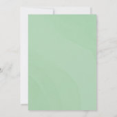 Groene Shamrock & Heilige Religieuze St. Patrick's Kaart (Achterkant)