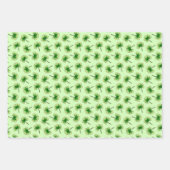 Groene Shamrock klaver blad St. Patricks Dag Inpakpapier Vel (Voorkant 3)