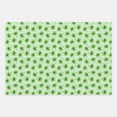 Groene Shamrock klaver blad St. Patricks Dag Inpakpapier Vel (Voorkant)