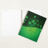 Groene Shamrock Klaver St. Patrick's Dag Geluk Planner (Display)