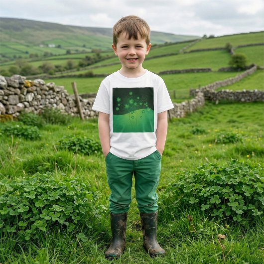 Groene Shamrock Klaver St. Patrick's Day Geluk T-shirt