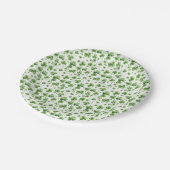 Groene Shamrock Paper Borden St. Patricks Day Papieren Bordje (Gekanteld)