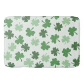 Groene Shamrock-patronen St. Patrick's Day Badmat (Voorkant)