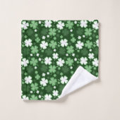 Groene Shamrock, St. Patrick's Dag Bad Handdoek (Wasdoekje)