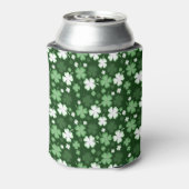 Groene Shamrock, St. Patrick's Dag Blikjeskoeler (Blikje Achterkant)