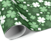 Groene Shamrock, St. Patrick's Dag Cadeaupapier (Rol Hoek)