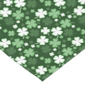 Groene Shamrock, St. Patrick's Dag Korte Tafelloper (Hoek)