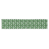 Groene Shamrock, St. Patrick's Dag Korte Tafelloper (Horizontaal)