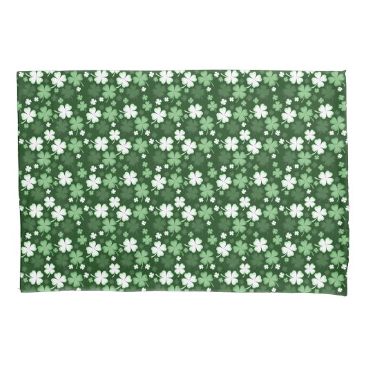 Groene Shamrock, St. Patrick's Dag Kussensloop (Voorkant)
