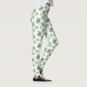 Groene Shamrock St. Patrick's Dag Leggings (Rechts)