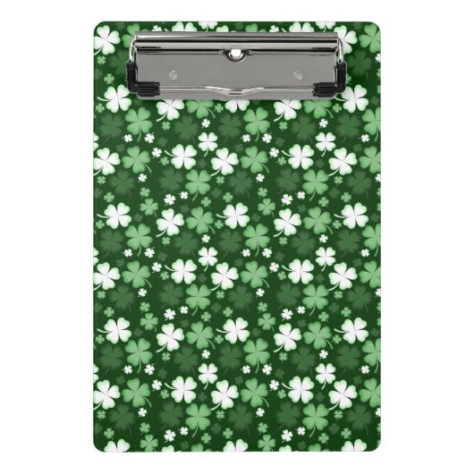 Groene Shamrock, St. Patrick's Dag Mini Klembord (Voorkant)