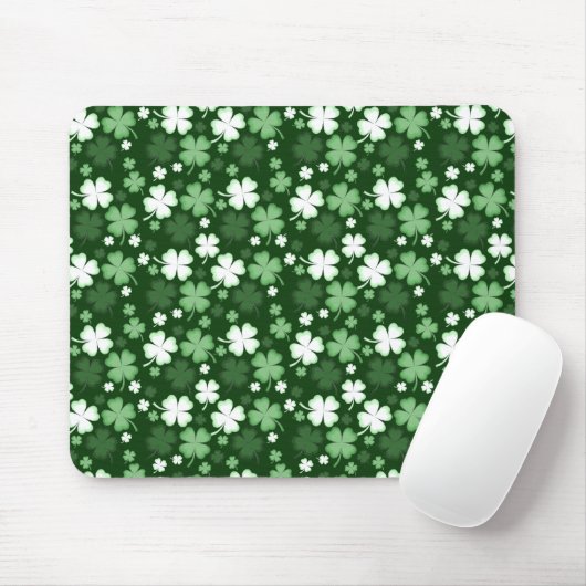 Groene Shamrock, St. Patrick's Dag Muismat (Met muis)