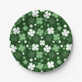 Groene Shamrock, St. Patrick's Dag Papieren Bordje