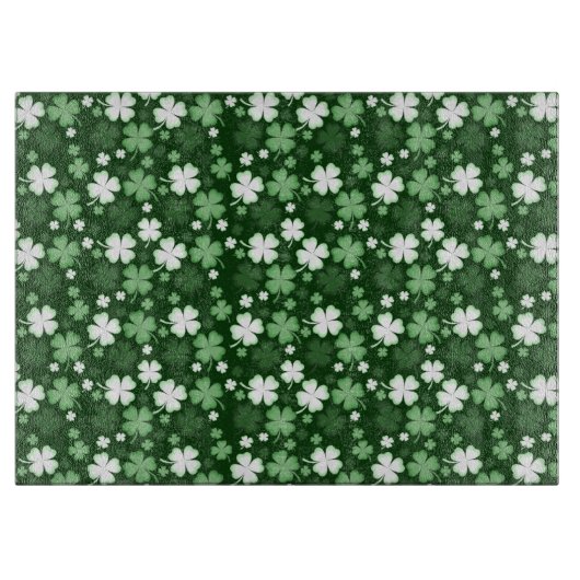 Groene Shamrock, St. Patrick's Dag Snijplank (Voorkant)