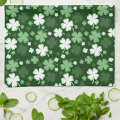 Groene Shamrock, St. Patrick's Dag Theedoek (Gevouwen)