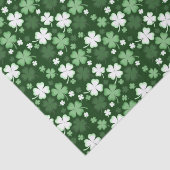 Groene Shamrock, St. Patrick's Dag Tissuepapier (Detail)