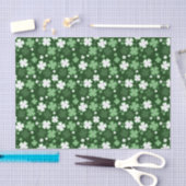 Groene Shamrock, St. Patrick's Dag Tissuepapier (Craft)