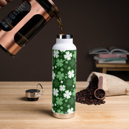 Groene Shamrock, St. Patrick's Dag Waterfles