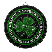 groene Shamrock St Patrick's Day Dartbord (Voorkant)