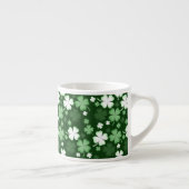Groene Shamrock, St. Patrick's Day Espresso Kop (Rechts)
