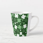 Groene Shamrock, St. Patrick's Day Latte Mok (Rechts)