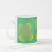 groene Shamrock St Patrick's Day Matglas Koffiemok (Links)