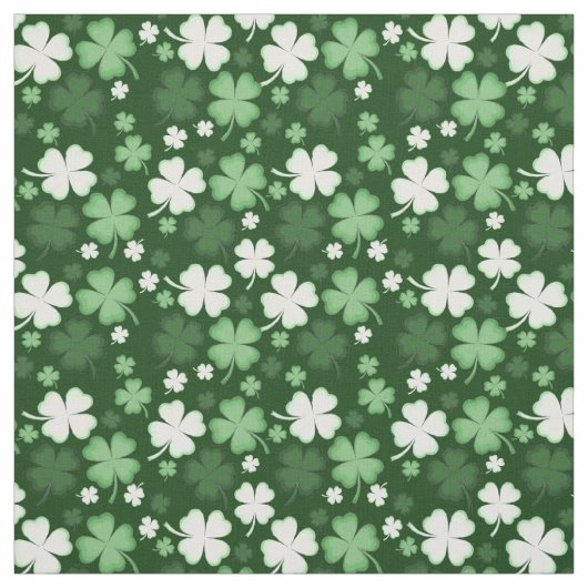 Groene Shamrock, St. Patrick's Day Stof (Swatch)