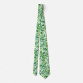 Groene Shamrock St. Patrick's Day Stropdas (Achterkant)