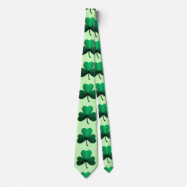 Groene Shamrock Stropdas