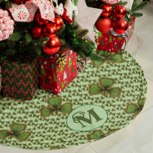 Groene Shamrock  Style Clovers Iers Kerstboom Rok