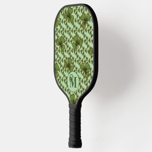 Groene Shamrock  Style Clovers Iers Pickleball Paddle (Links)
