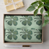 Groene Shamrocks 2025 Tissuepapier (Geschenk)