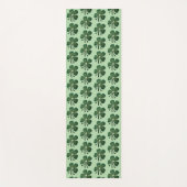 Groene Shamrocks 2025 Yogamat (Voorkant)