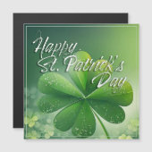 Groene Shamrocks Happy St. Patrick's Day (7) c (Voorkant / Achterkant)