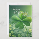 Groene Shamrocks Happy St. Patrick's Day (7) c (Voorkant)