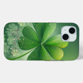 Groene Shamrocks Happy St. Patrick's Day (7) c Case-Mate iPhone Case (Achterkant (horizontaal))
