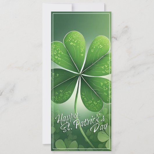 Groene Shamrocks Happy St. Patrick's Day (8) c (Voorkant)