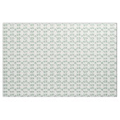  groene shamrocks op White Pattern Fabric Stof (Yard (91,4 cm))