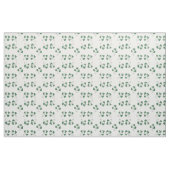  groene shamrocks op White Pattern Fabric Stof (Fat Quarter)